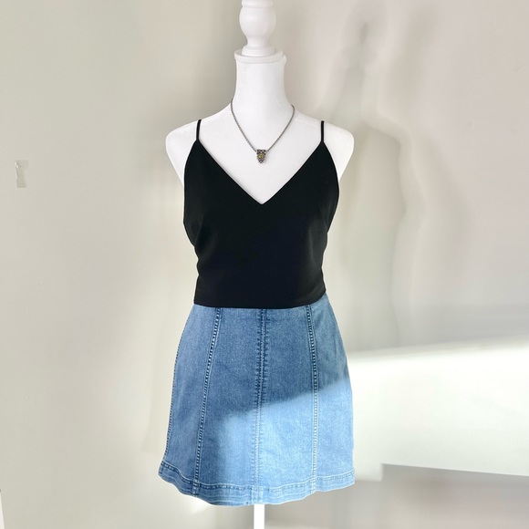 Free People Modern Femme Denim Mini - Picture 1 of 10